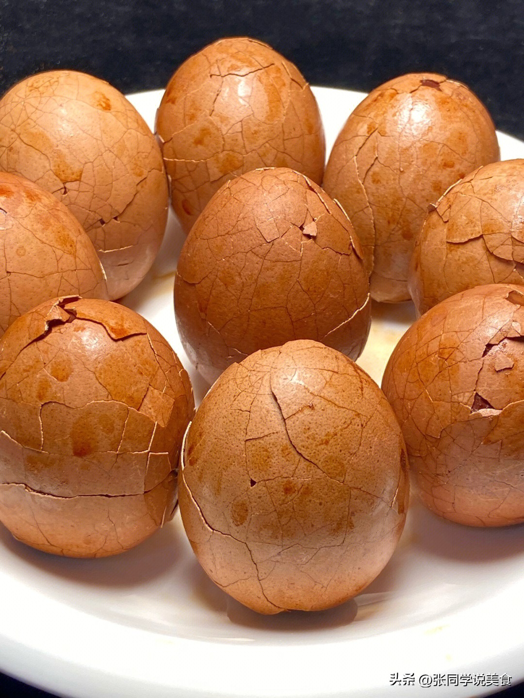 Five spice tea eggs, a musthave for breakfast, strong tea aroma, clean