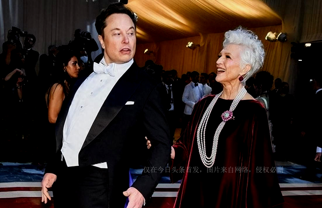 What about the world's richest man? Musk took his 74-year-old mother on ...