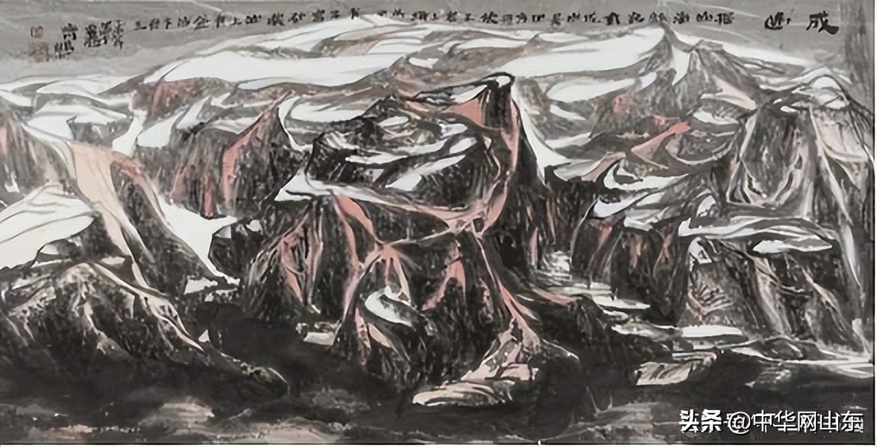 Famous painter Qi Peng completed the artistic leap to the opposite ...