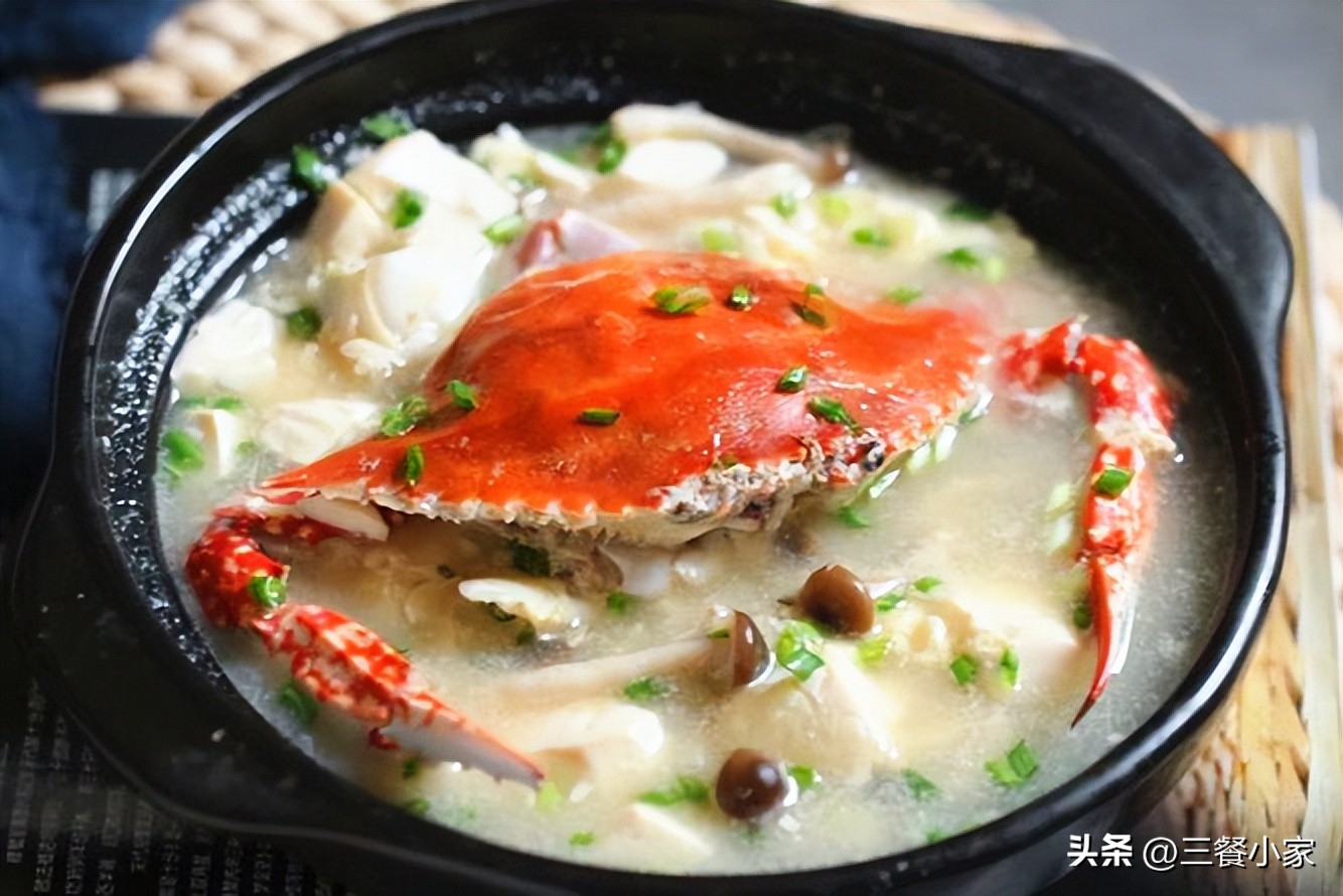 It's the fat season of swimming crabs again, making swimming crab tofu