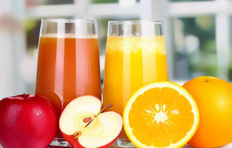 The difference between clear juice and cloudy juice on the juice