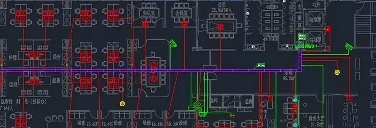 A set of detailed intelligent weak current system CAD drawings to share ...