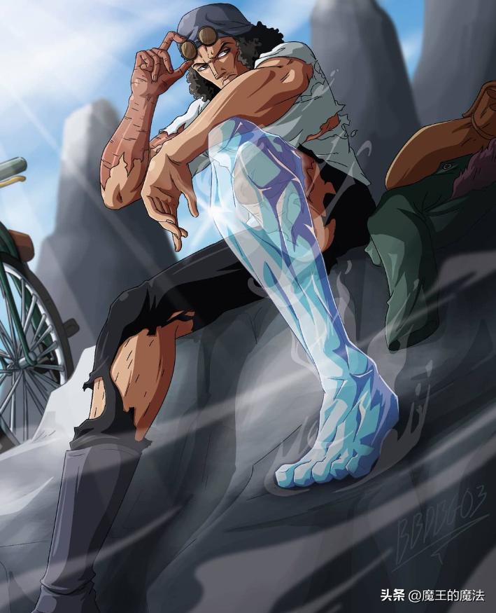 One Piece Garp defeated Aokiji in seconds, completely destroying One