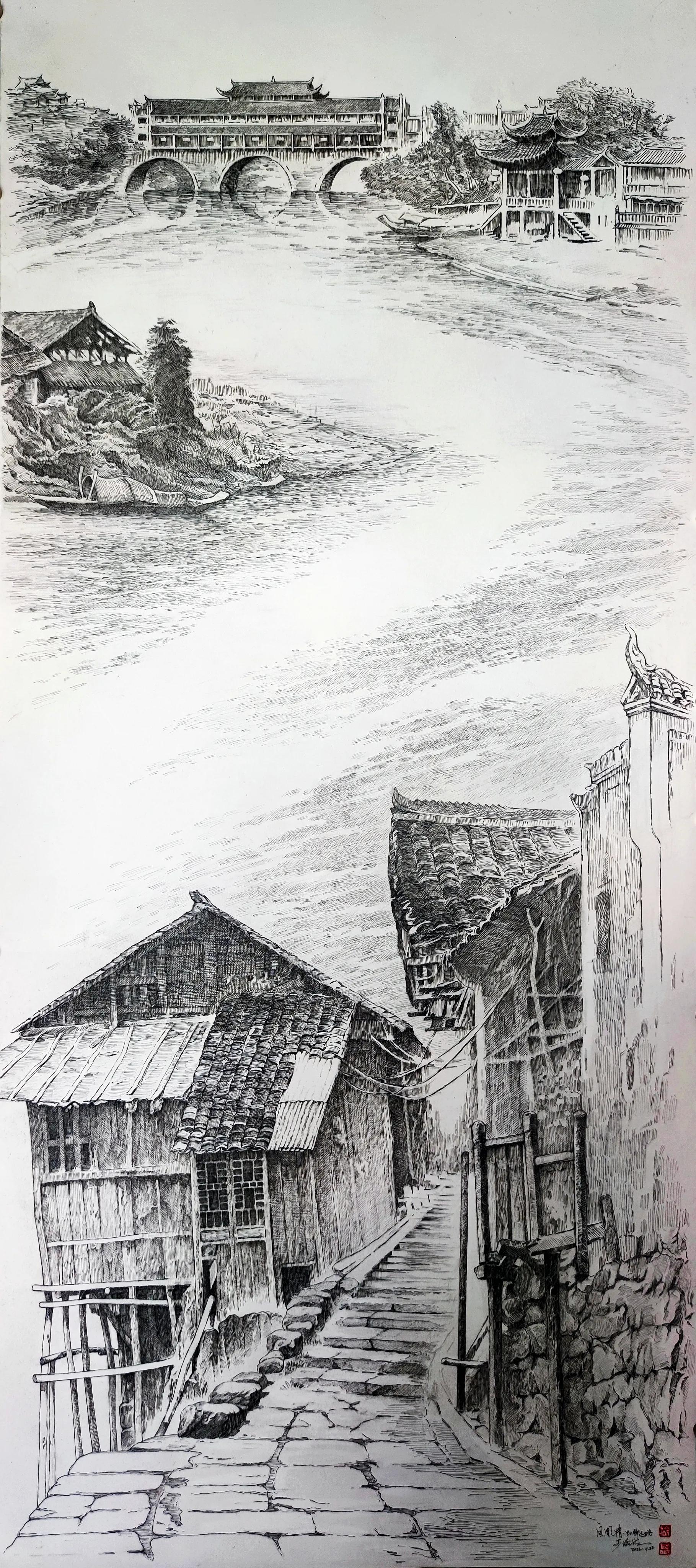 Appreciation of selected works of Li Yuji's new pen paintings - iMedia