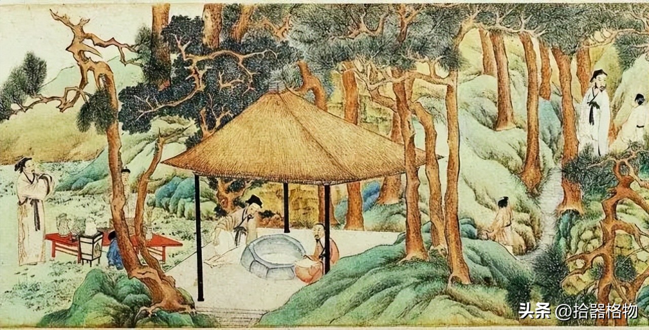 Using tea into painting, using painting to explain tea, the taste of ...