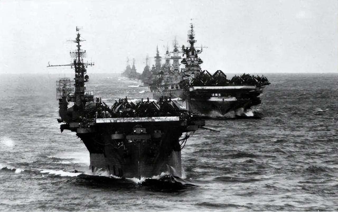 The number of aircraft carriers in various countries in World War II, the top three far exceeded