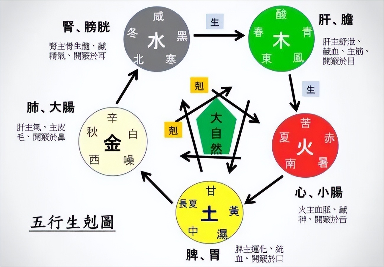The Theory of the Relationship of the Five Elements of the Six Theories ...