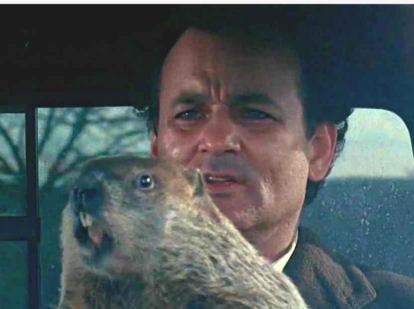 In the movie "Groundhog Day", what role did the acting skills and