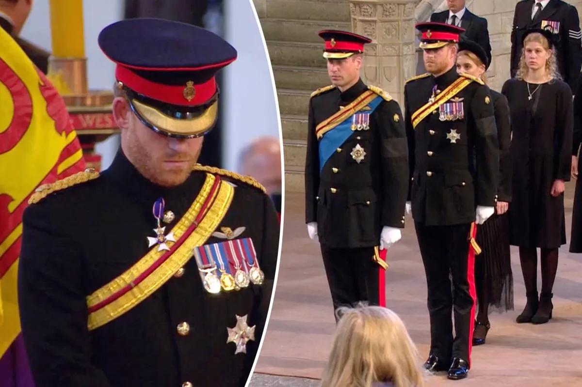 Why Prince Harry and Prince Andrew didn't wear military uniforms at the