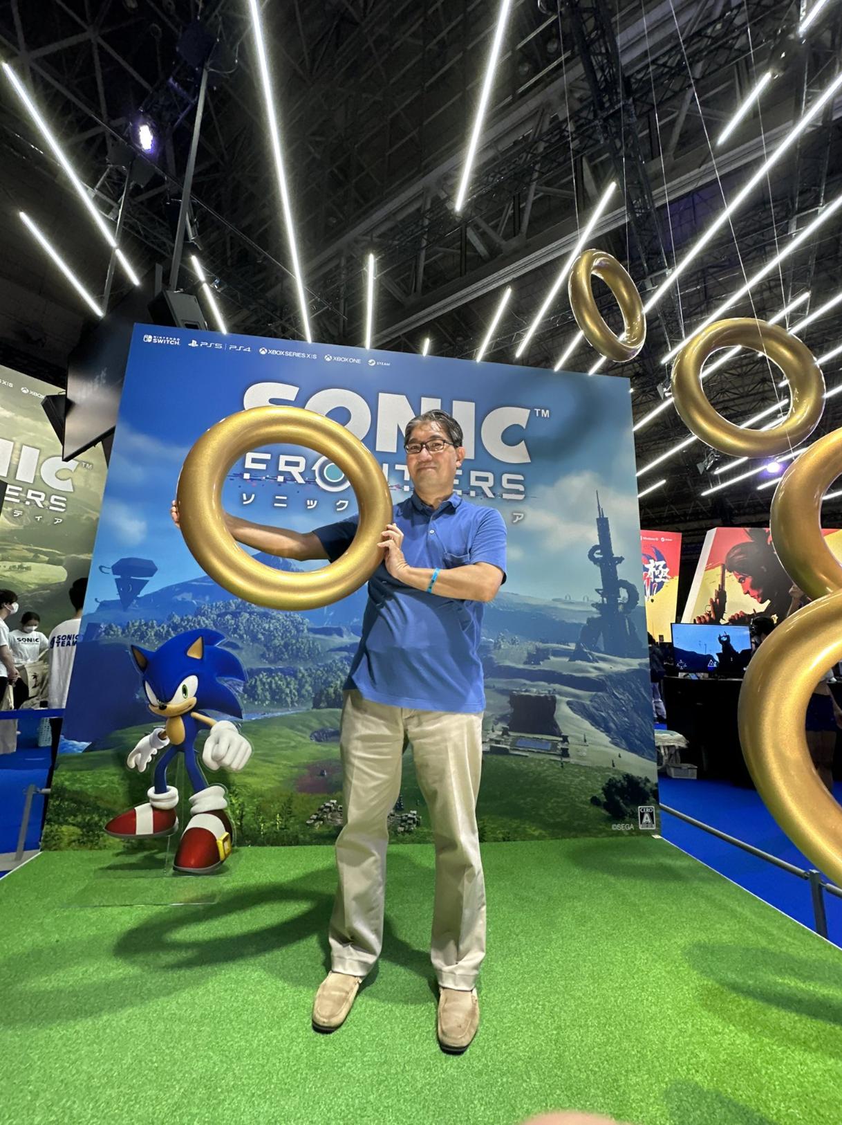Sonic's father Yuji Naka appeared on TGS to meet his 57th birthday - iNEWS