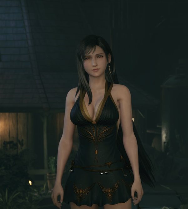 New Year S New Year FF7 Remake Tifa Dress MOD Beautiful Back INEWS   26e119949cdd4238adfb58f276b13154 