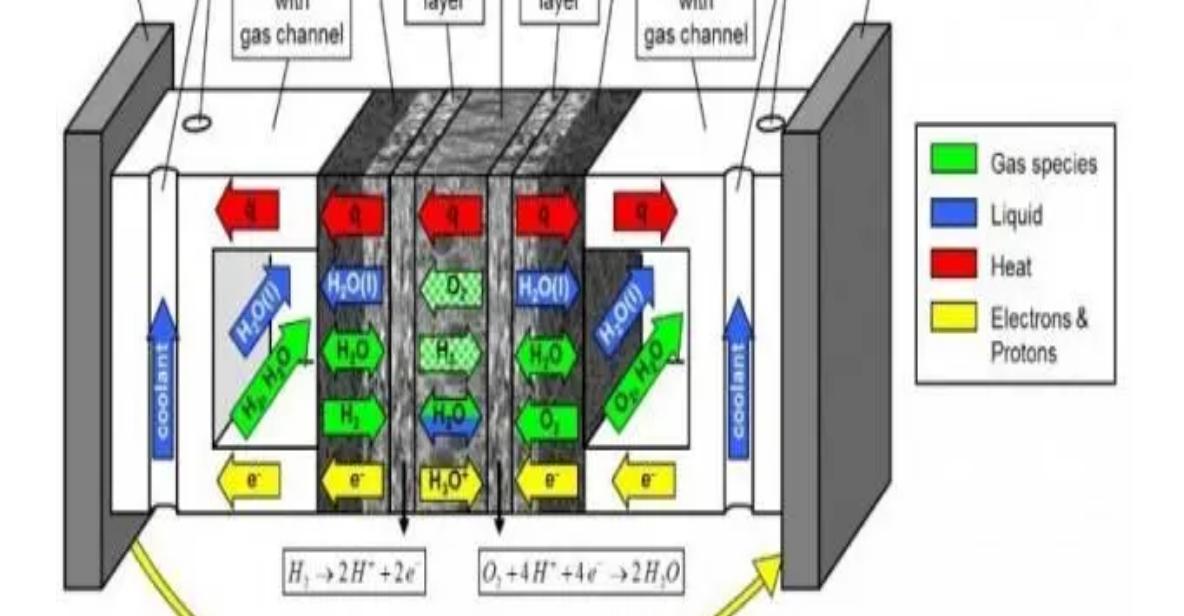 How to improve the performance of fuel cell by baffletype straight