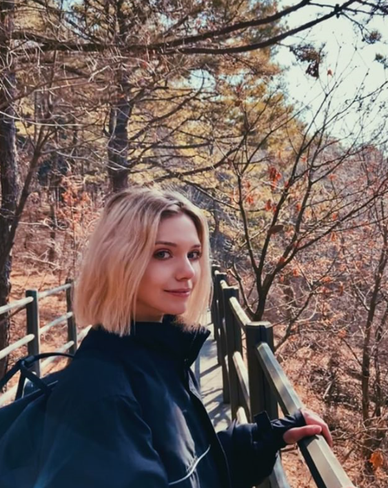 The 21-year-old German model became popular all over Asia with her 