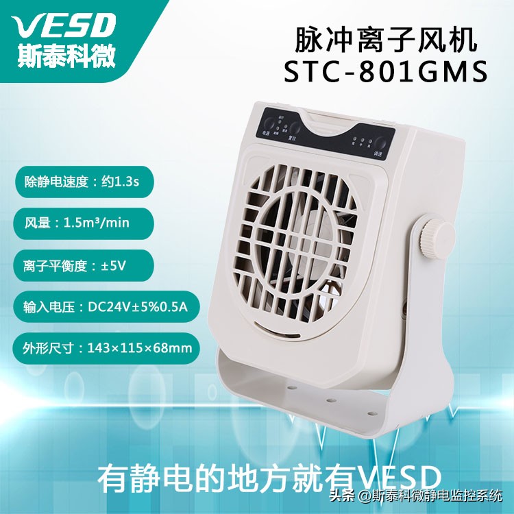 Working principle, characteristics and application of pulsed ion fan