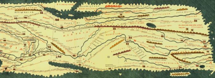 Silk Road in Ancient Rome Map - iNEWS