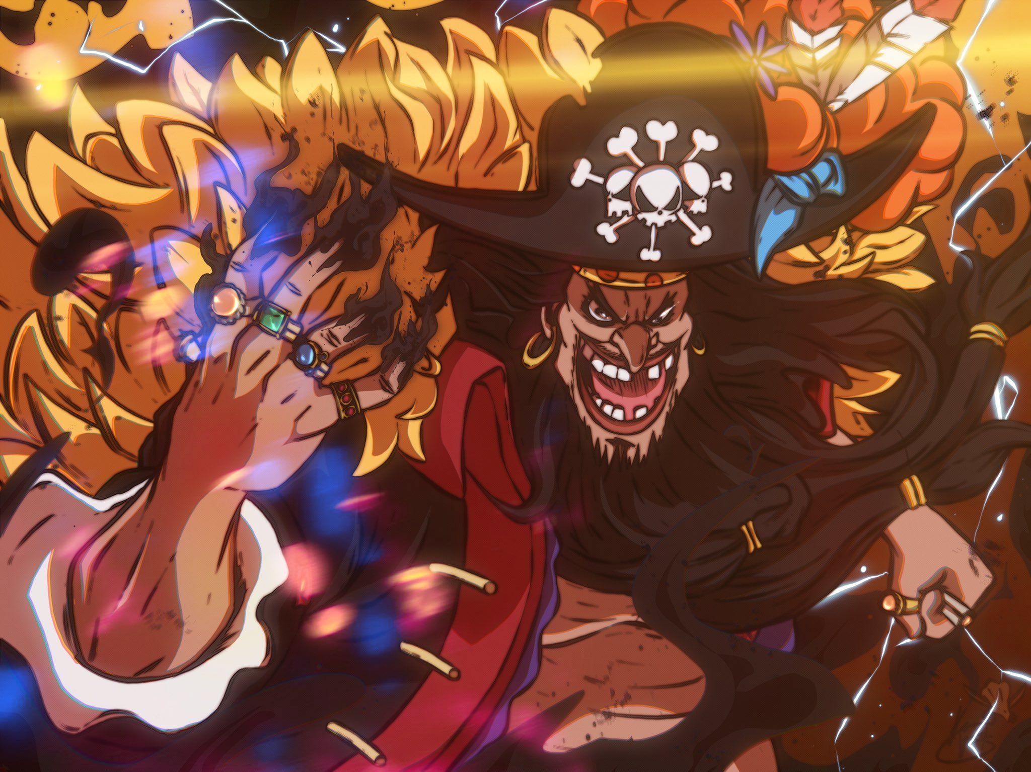 One Piece: If Blackbeard Gets Kaido's Blue Dragon Fruit, Can He Defeat 