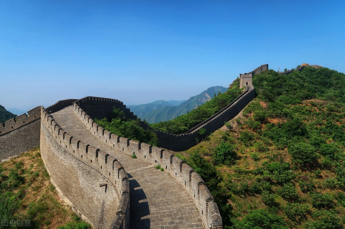 Huangyaguan Great Wall, One Of The Ten Scenic Spots In Jinmen, A 