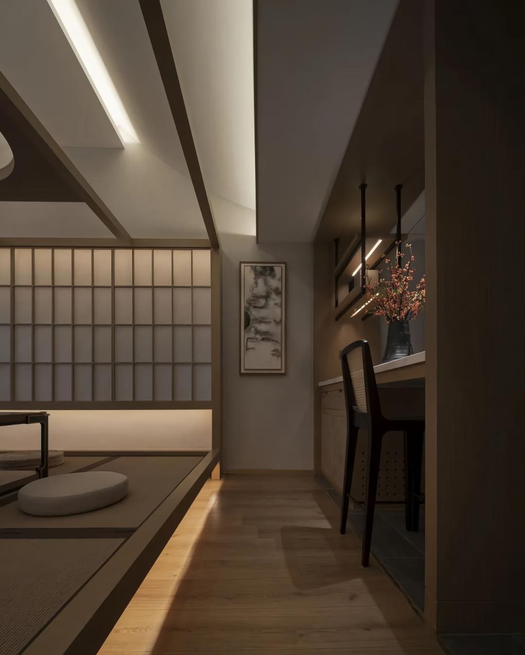 Tang Style Interior Tang style hotel design: three green, phthalocyanine blue, cinnabar ...