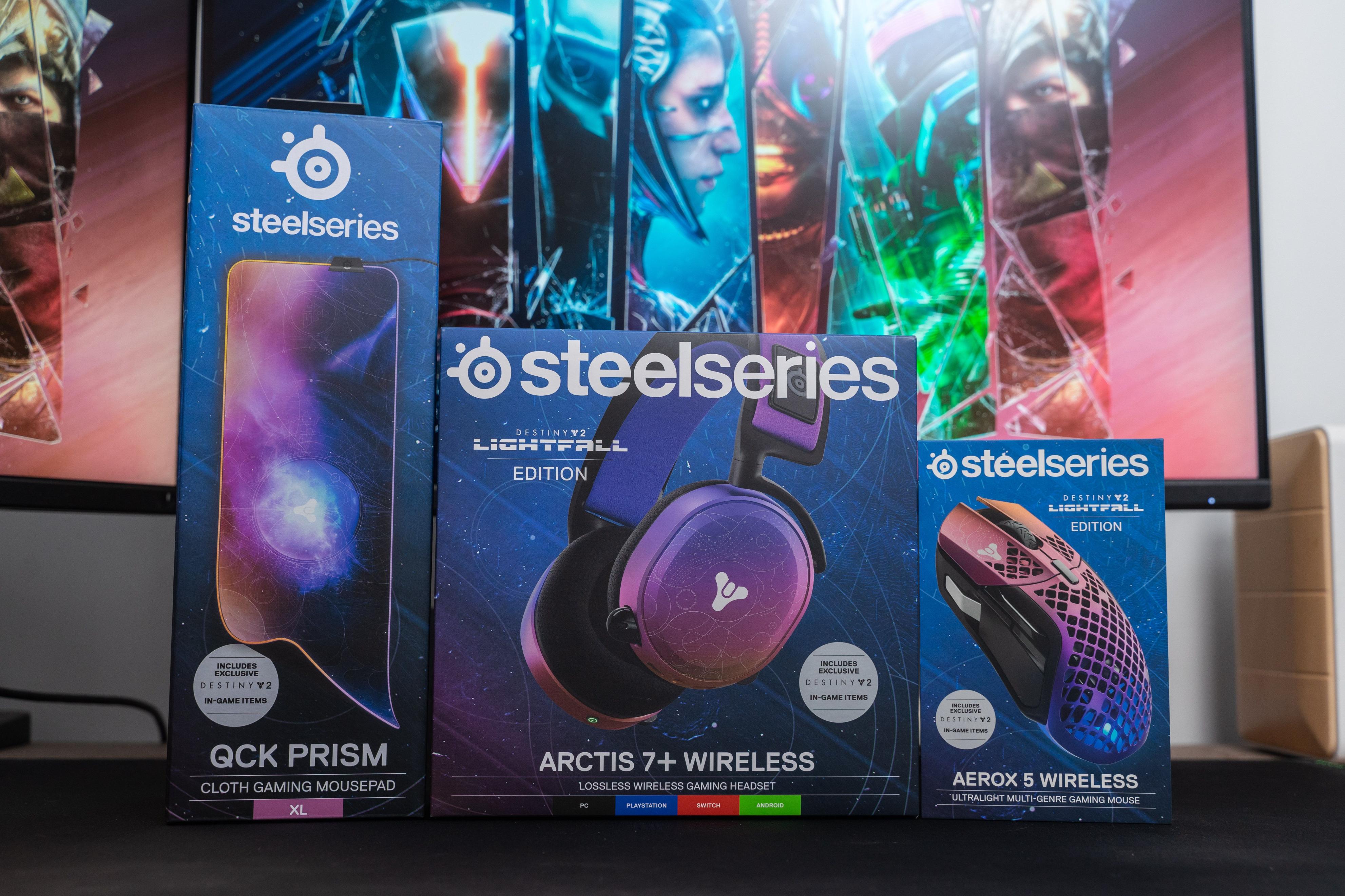 Goodlooking and easytouse peripheral set! SteelSeries X "Destiny 2