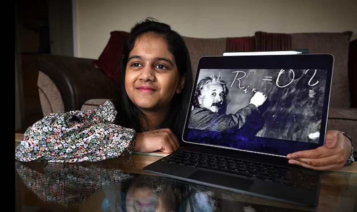 British 12-year-old girl's IQ is as high as 162, surpassing Einstein ...