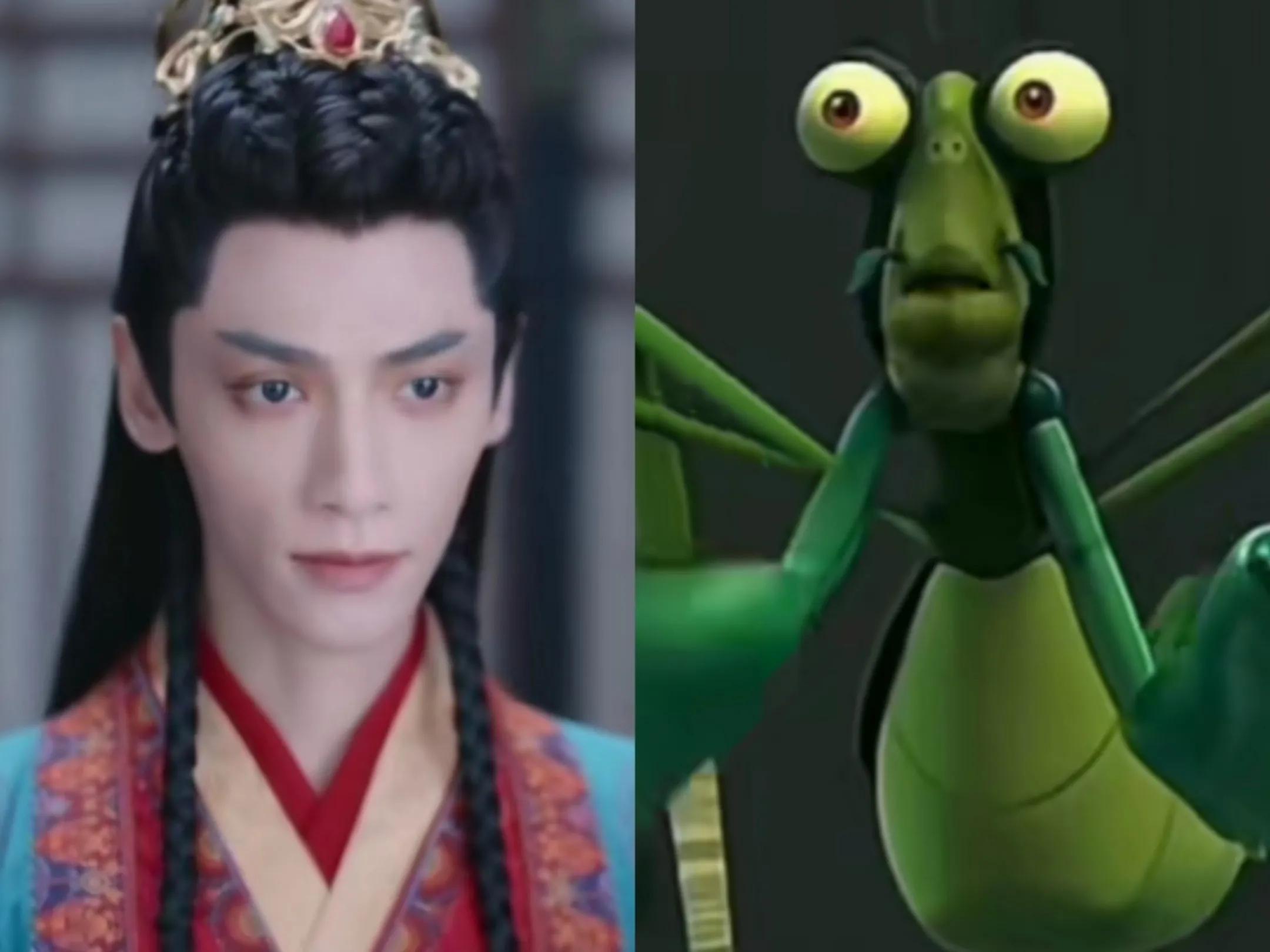 "Makeup Praying Mantis" Don't brag about the beautiful men in ancient ...