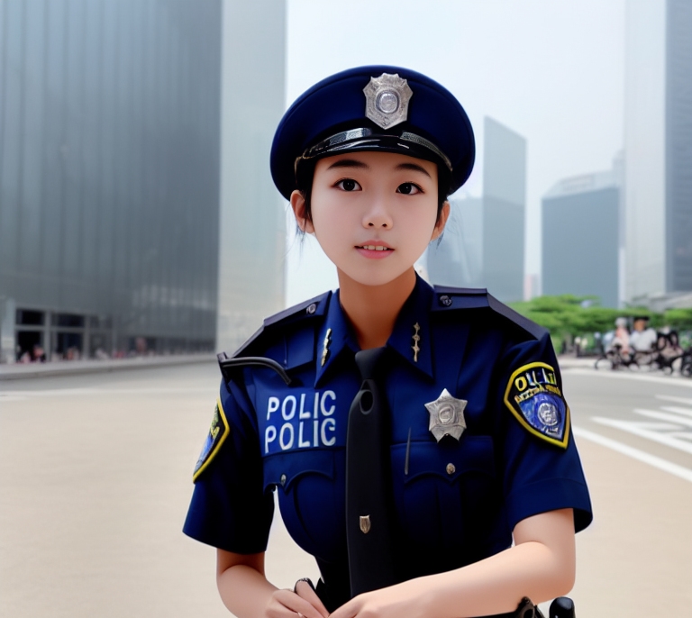 PIXIV illustrator DeepFlow has a group of childish policewomen in ...