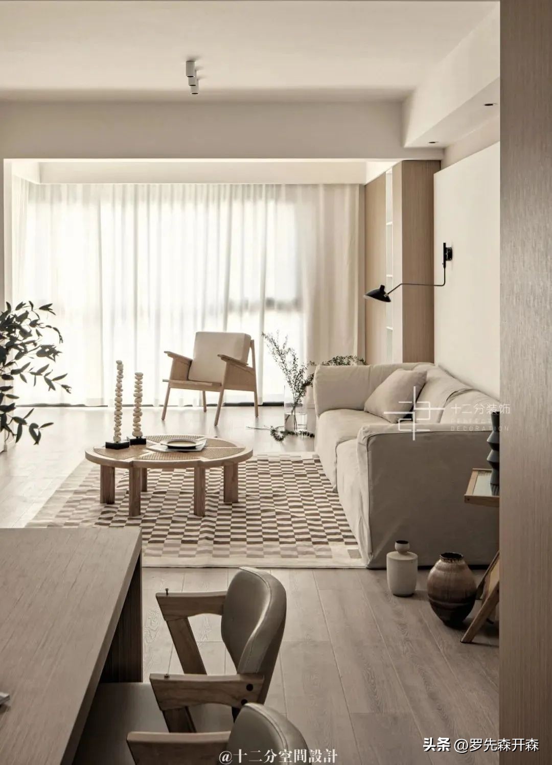Log Style Layout 116㎡ modern log style design - avoid the hustle and bustle of the city ...