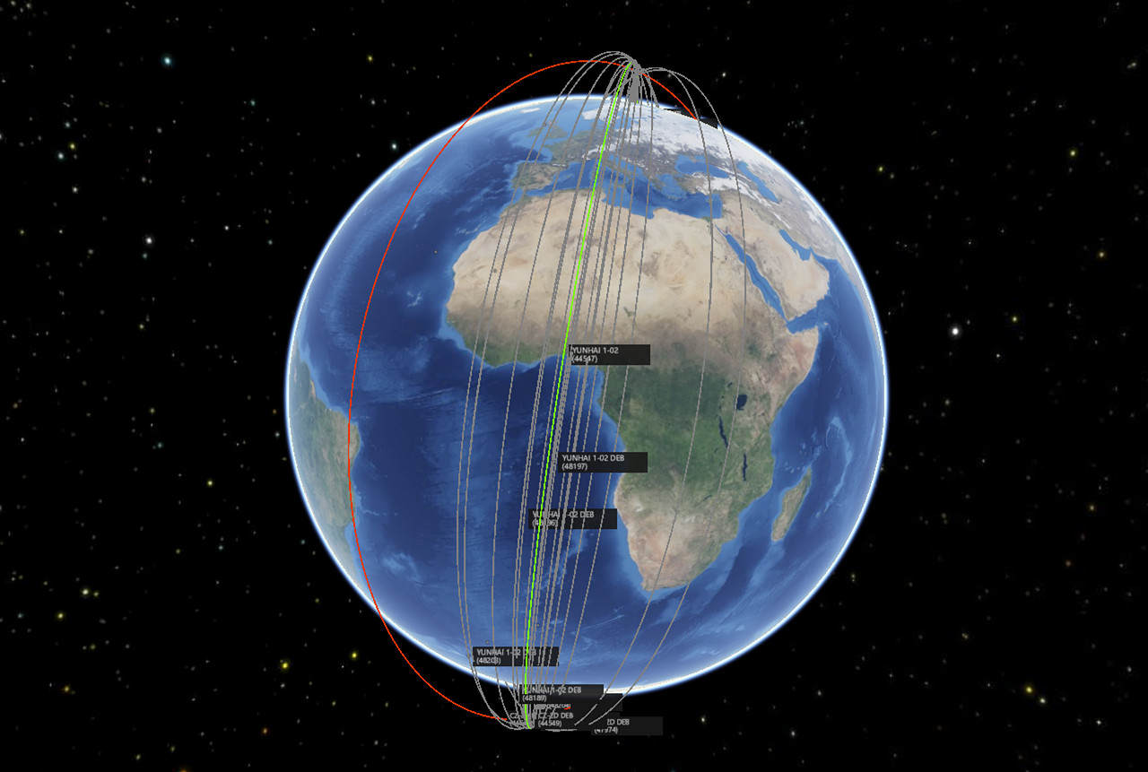 Chinese satellite resurrected!Yunhai-1 02 star was smashed into 22 ...