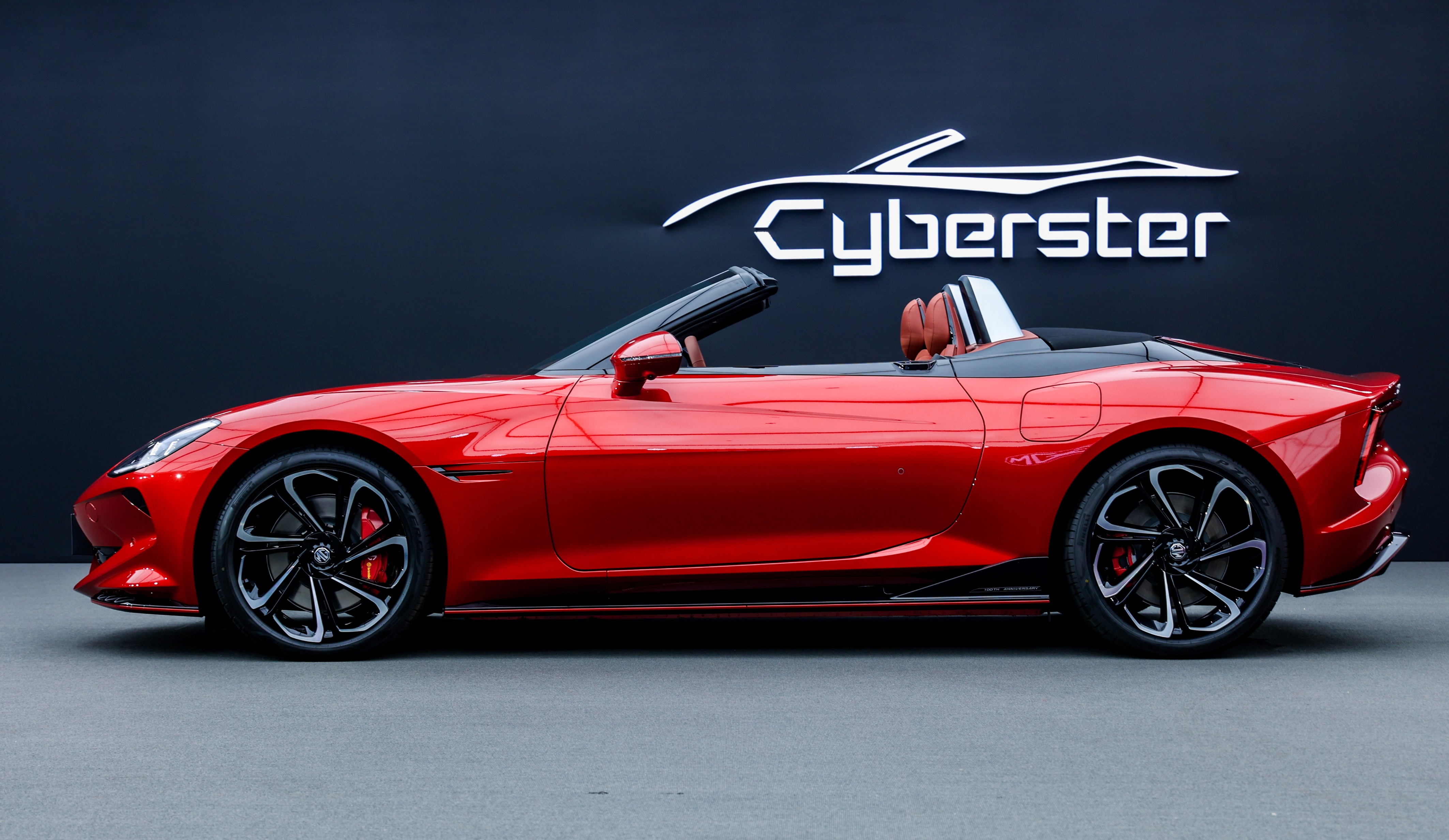The world's first soft-top convertible + scissor door pure electric ...