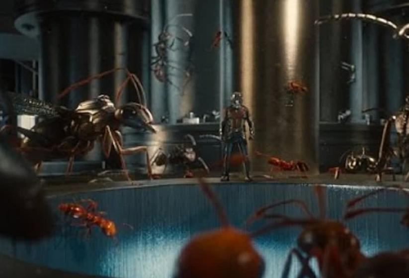 How did the visual effects and special effects in "AntMan" present