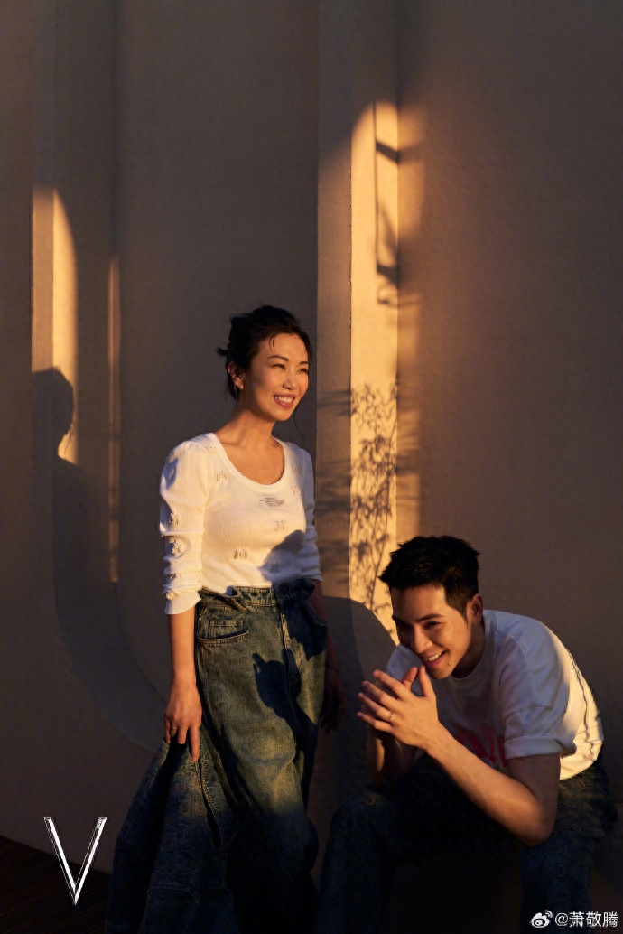 Envy the rain god! Jam Hsiao, Lin Youhui and his wife reunited on Chinese Valentine's Day for a