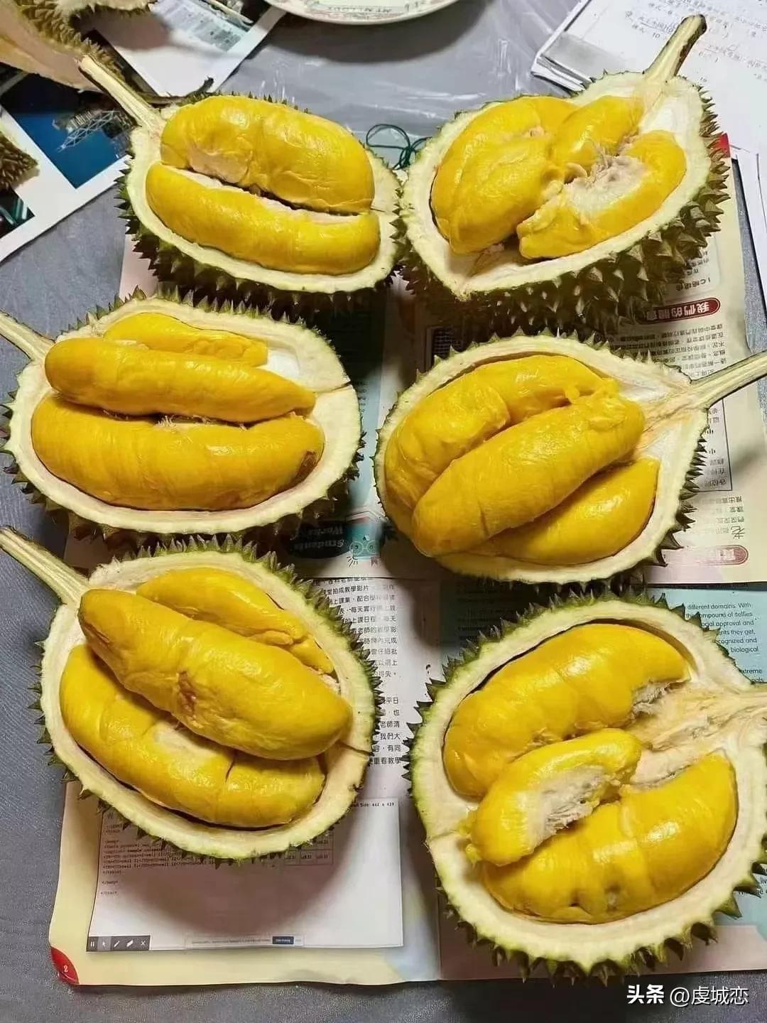 A large number of durians are on the market, master six selection tips