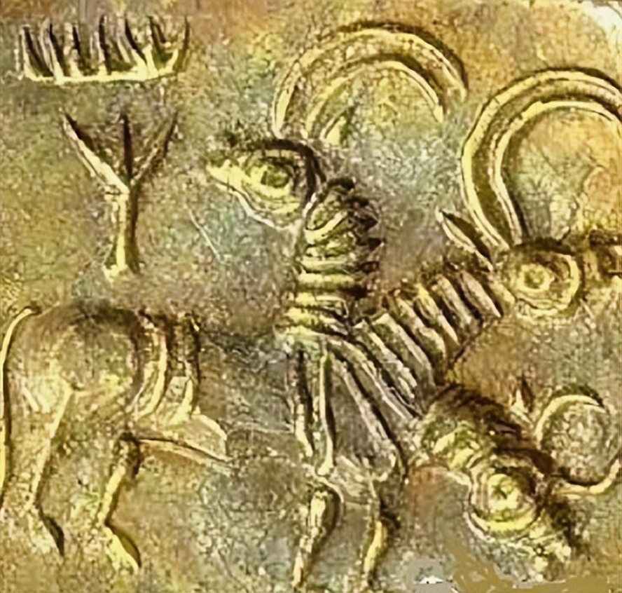 How did the destruction of the Harappan culture in 2600 BC affect