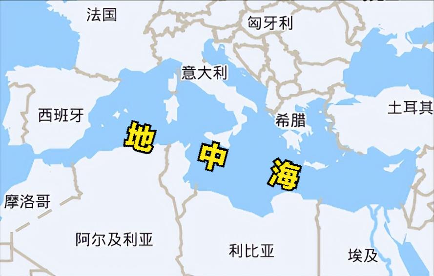 The gap between the two sides of the Mediterranean Sea is a dividing 