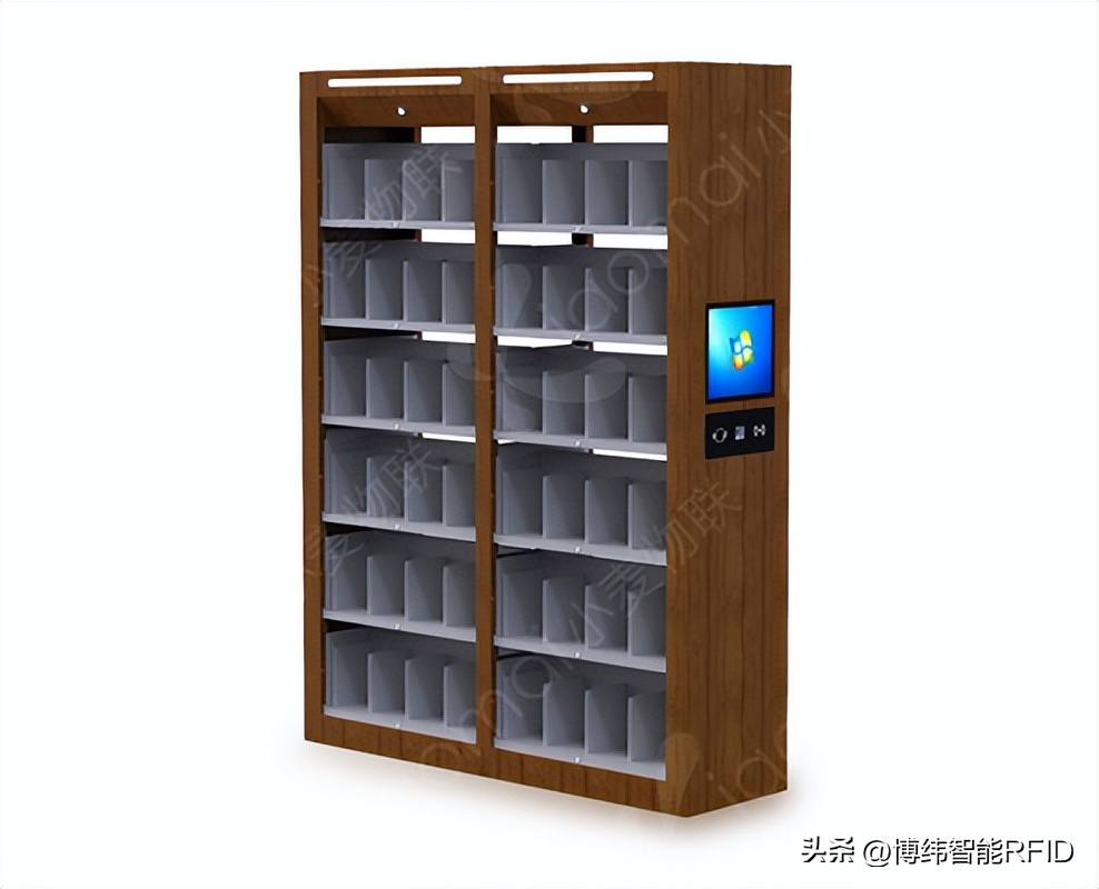RFID intelligent bookshelf system to realize selfservice borrowing and