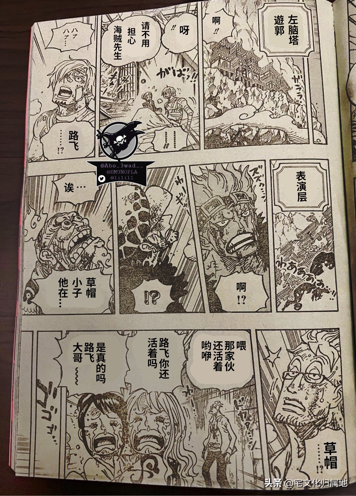 One Piece Chapter 1044 "Individual Sinicization" Luffy Awakens the