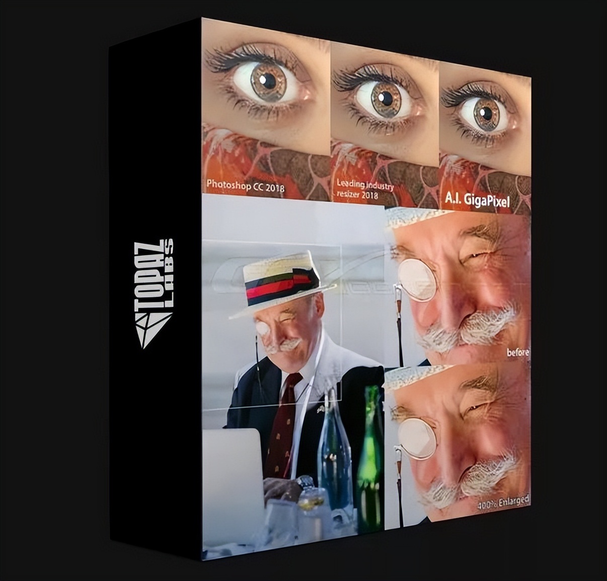 Can the picture be enlarged 60 times without loss? This black