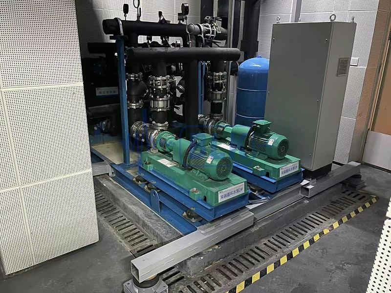 How can the pump room reduce vibration and noise? iMedia