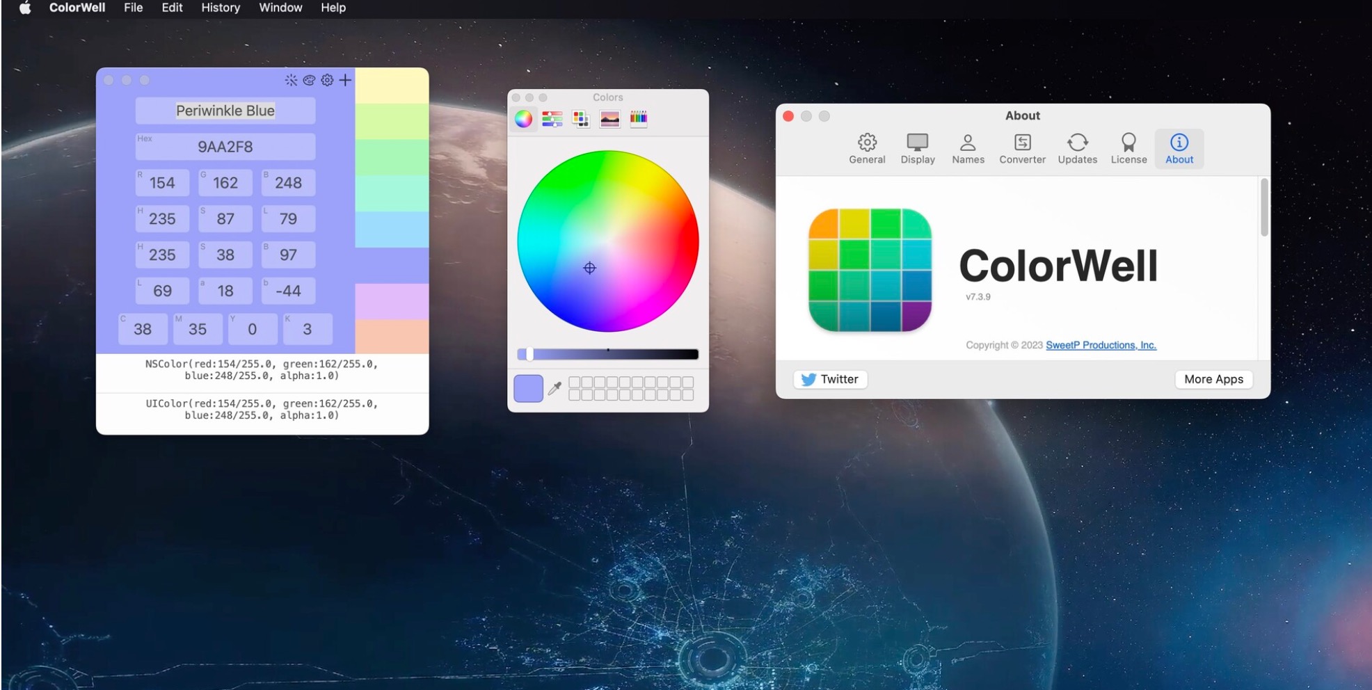 ColorWell for Mac，Web顏色代碼的取色工具 ，精準顏色選取工具 - 頭條匯