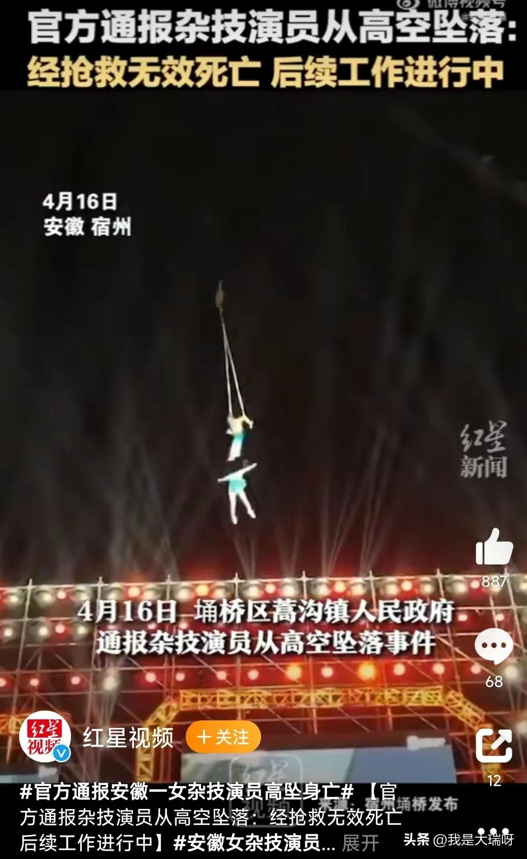 High Risk Acrobats People are sinister! The acrobat actress fell to her death, and her ...