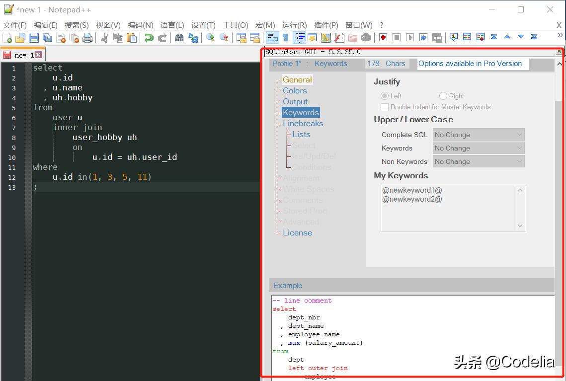 「Notepad++」格式化SQL - 資訊咖