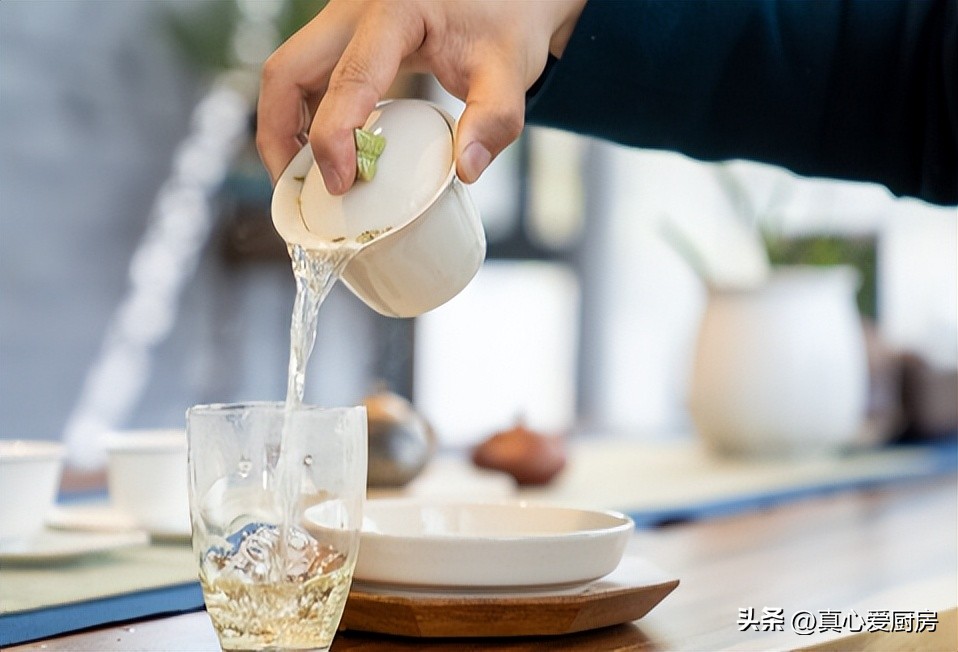 "A cup of tea after a meal will make you look better when you grow old