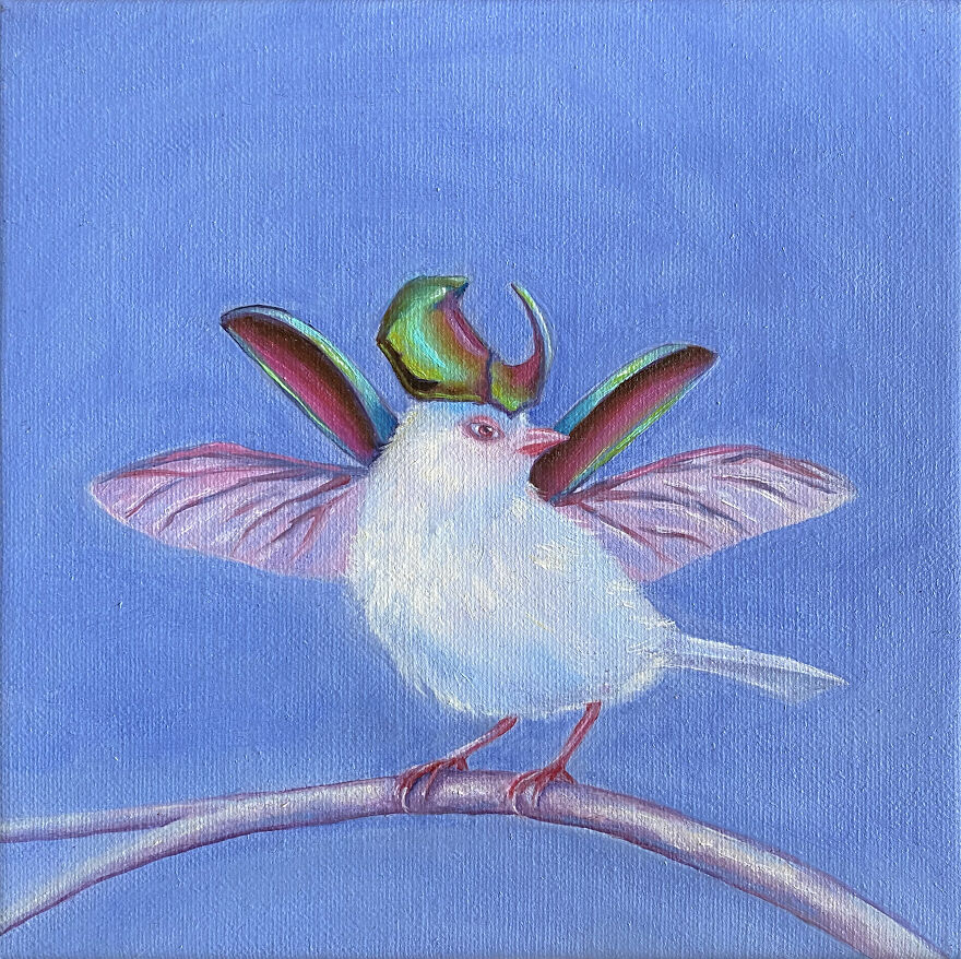 This peculiar style of painting abroad is quite strange, the fear of