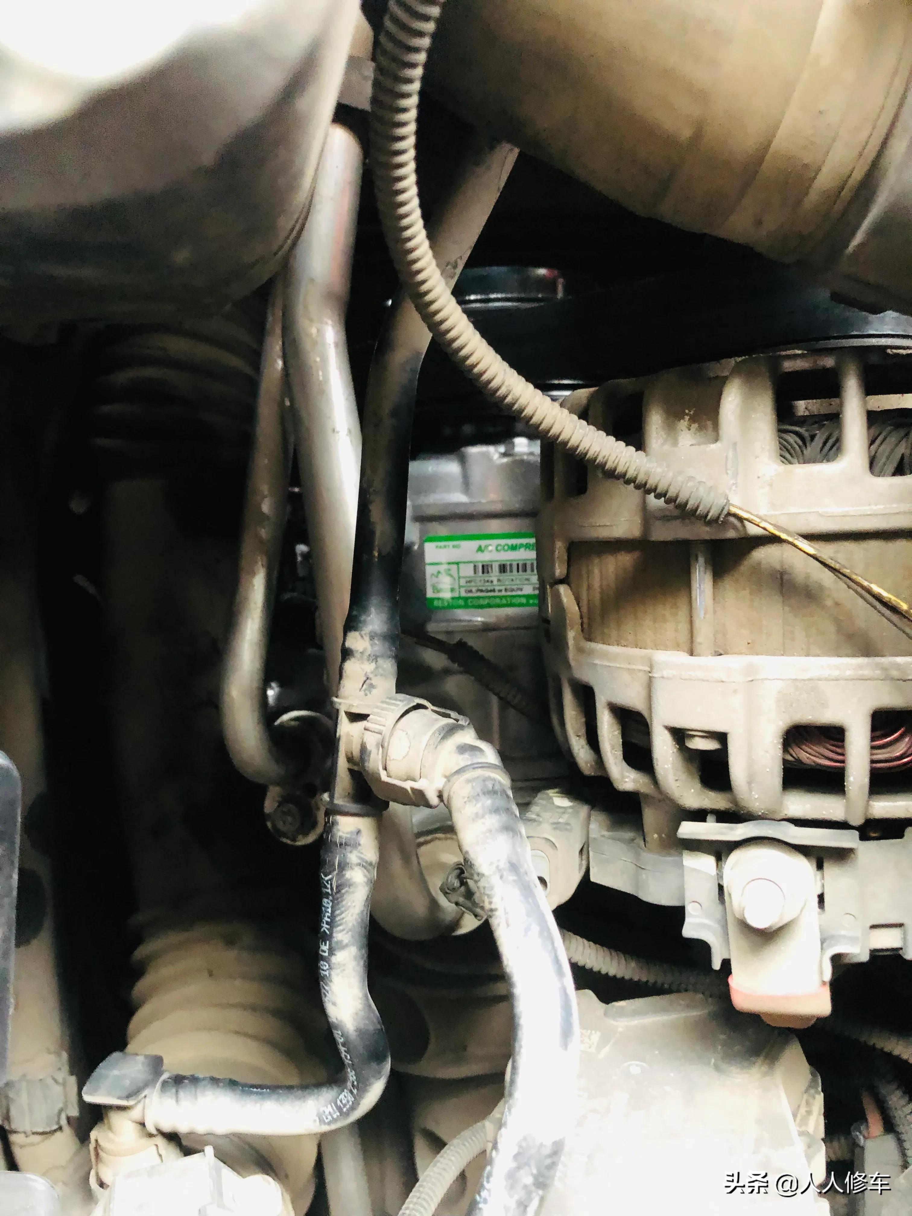 BMW 5 series 2.0T engine air conditioner is not cooling what's the