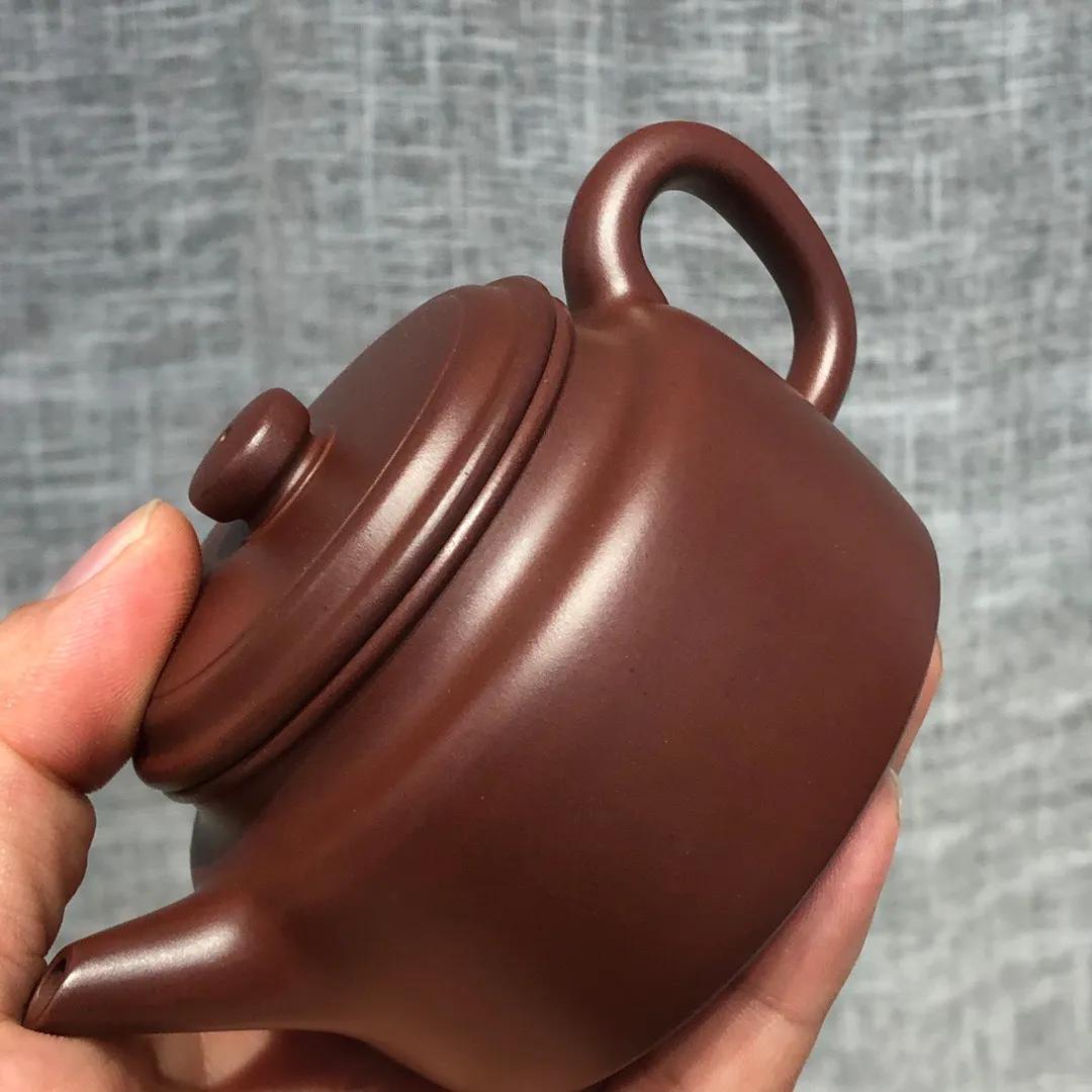 Fully handmade purple clay teapot Jianliu Dezhong iNEWS