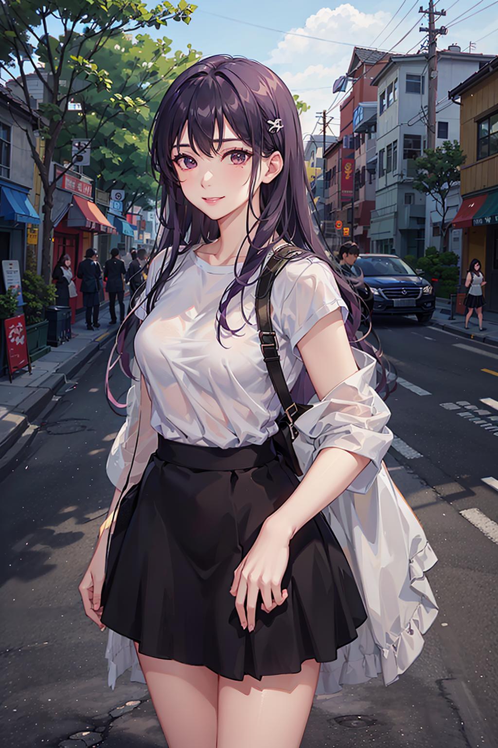 Two-dimensional beautiful mobile phone wallpaper - AI - iNEWS