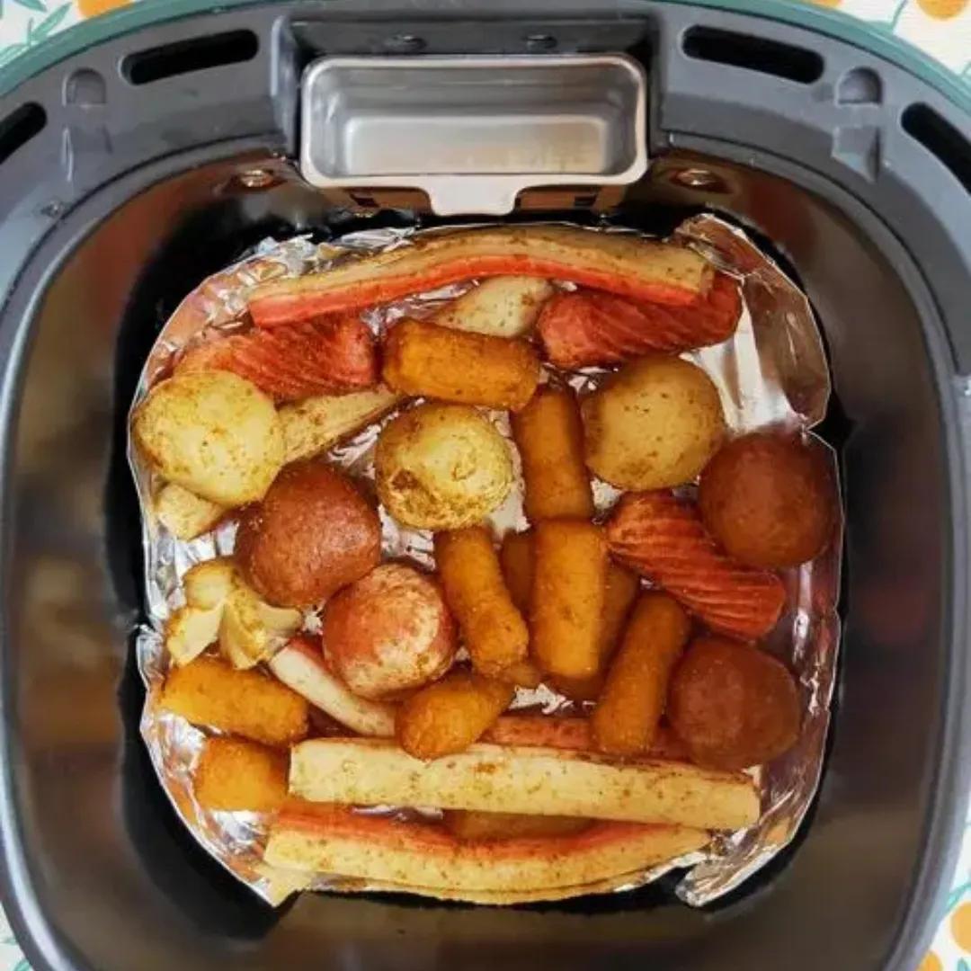 Air fryer New Year's Eve dinner, 10 kinds of grilled dishes, easy to