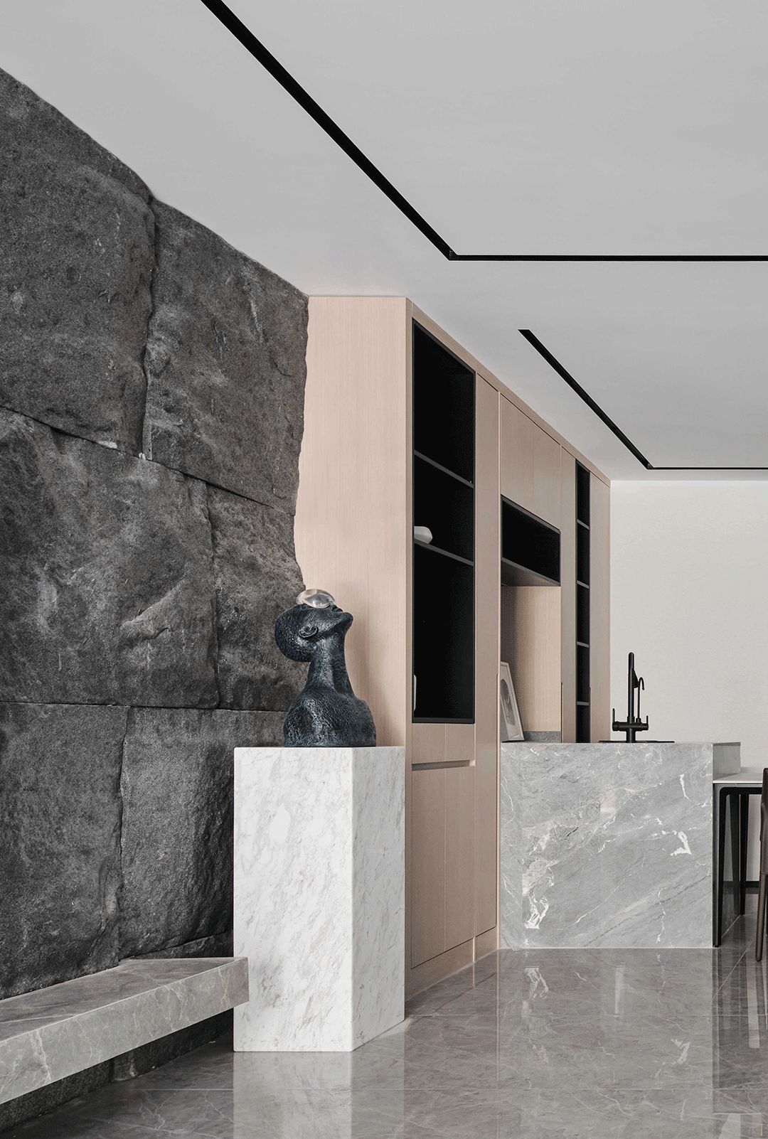 178㎡ marble simple stacked villa, ideal for slow life - iMedia