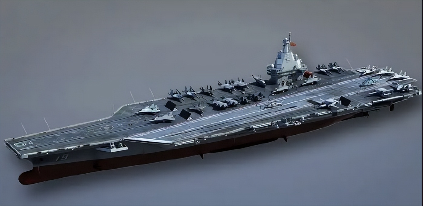 Type 004 aircraft carrier: Aestheticians believe that it has a volume ...