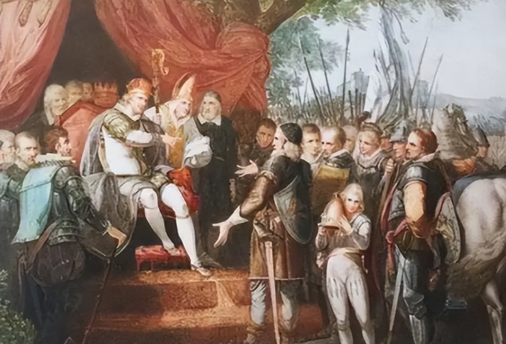 At the end of the Crusades, what was the relationship between the Count